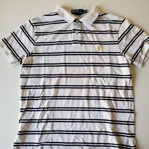 Polo Ralph Lauren White Stripe Polo shirt